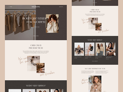 Majestic - Fashion Woman Ecommerce Website beauty clothes design ecommerce fashion fashion website handmade landing page market product product design shop shoppping style ui ux website woman fashion