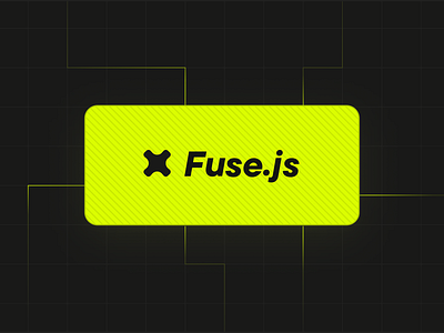 Fuse.js - Landing Page Visual design dev tooling dev tools graphql green grid illustration javascript lime lines ui visual web yellow