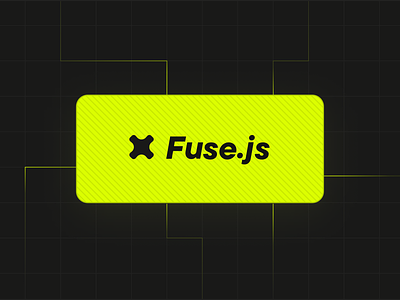 Fuse.js - Landing Page Visual design dev tooling dev tools graphql green grid illustration javascript lime lines ui visual web yellow