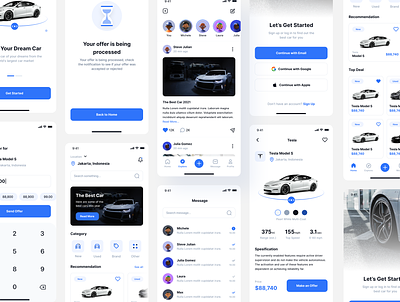 Autocar - Car Marketplace Mobile App android app app design buy car car marketplace cart checkout ios iphone marketplace mobile mobile app mobile design sell shopping toko design uikit uxdesign vehicle