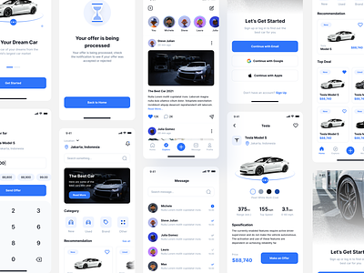 Autocar - Car Marketplace Mobile App android app app design buy car car marketplace cart checkout ios iphone marketplace mobile mobile app mobile design sell shopping toko design uikit uxdesign vehicle