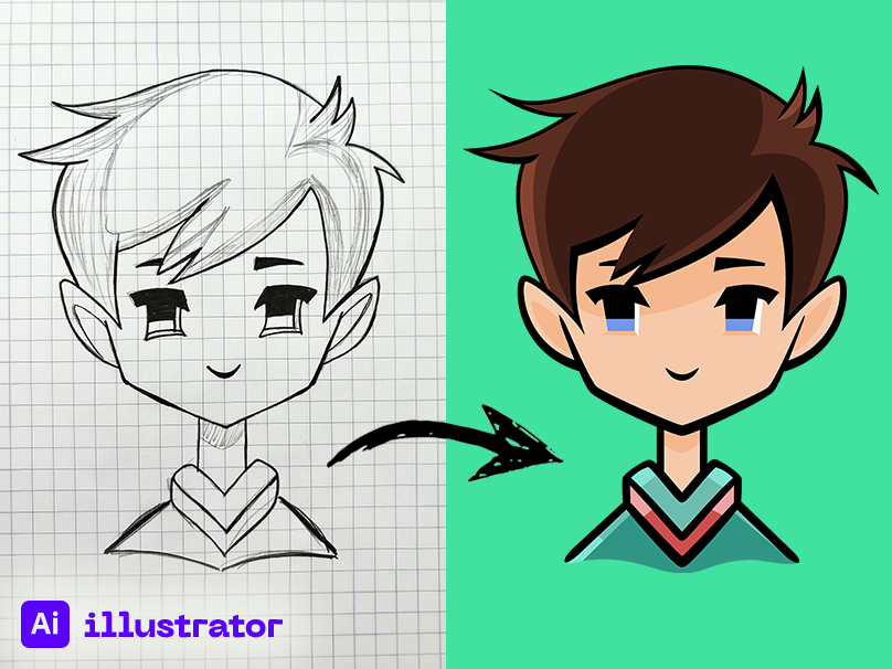 How To Draw Anime Cartoon Face In Adobe Illustrator By Alex Blogoodf On How To Draw Anime Cartoon Face In Adobe Illustrator By Alex Blogoodf On