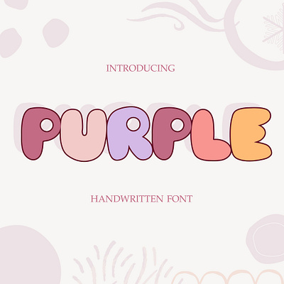 purple font - cute font cute font