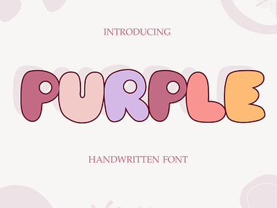 purple font - cute font cute font