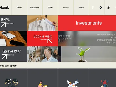 Bank landing page banking design figma ui ux