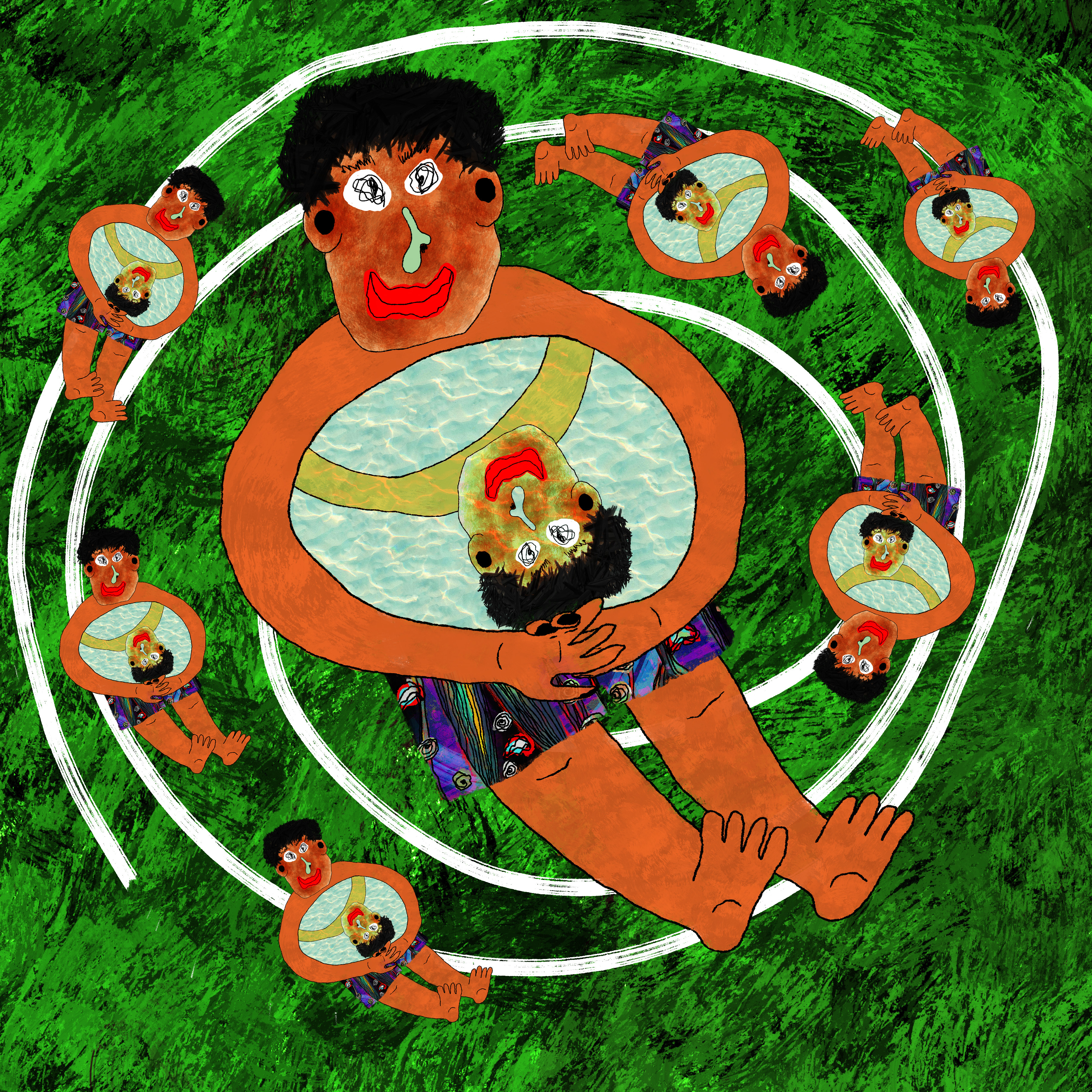 27/Sweet boy pattern 2dillustration abstract artist abstract illustration abstract pattern adobe photoshop comic digitalart digitalartist illustration pattern photoshop illusion