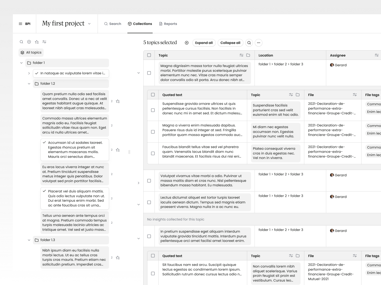 Nested tables UI exploration by Studio Contrast ® on Dribbble