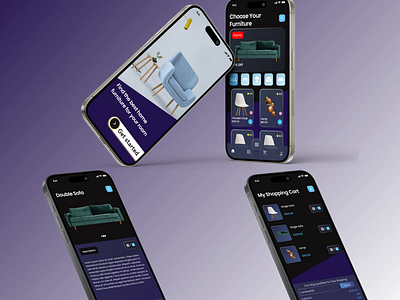 A furniture mobile app app design logo productdesign ui ux