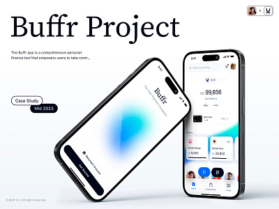 🌌 Buffr App Design Project case case study design project interaction design visual design