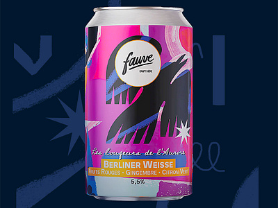 The Redness of Dawn adobe beer black can cheers crow illustration logo packaging painting pink texture vector