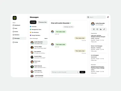 Effortless Connect: Rethinking Team Messaging UI for the Modern creativedesign designcommunity designinspiration digitaldesign dribbble interfacedesign messagingapp teamcommunication uidesign userexperience userinterface uxdesign