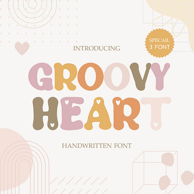 GROOVY HERT FONT - CUTE FONT cute font