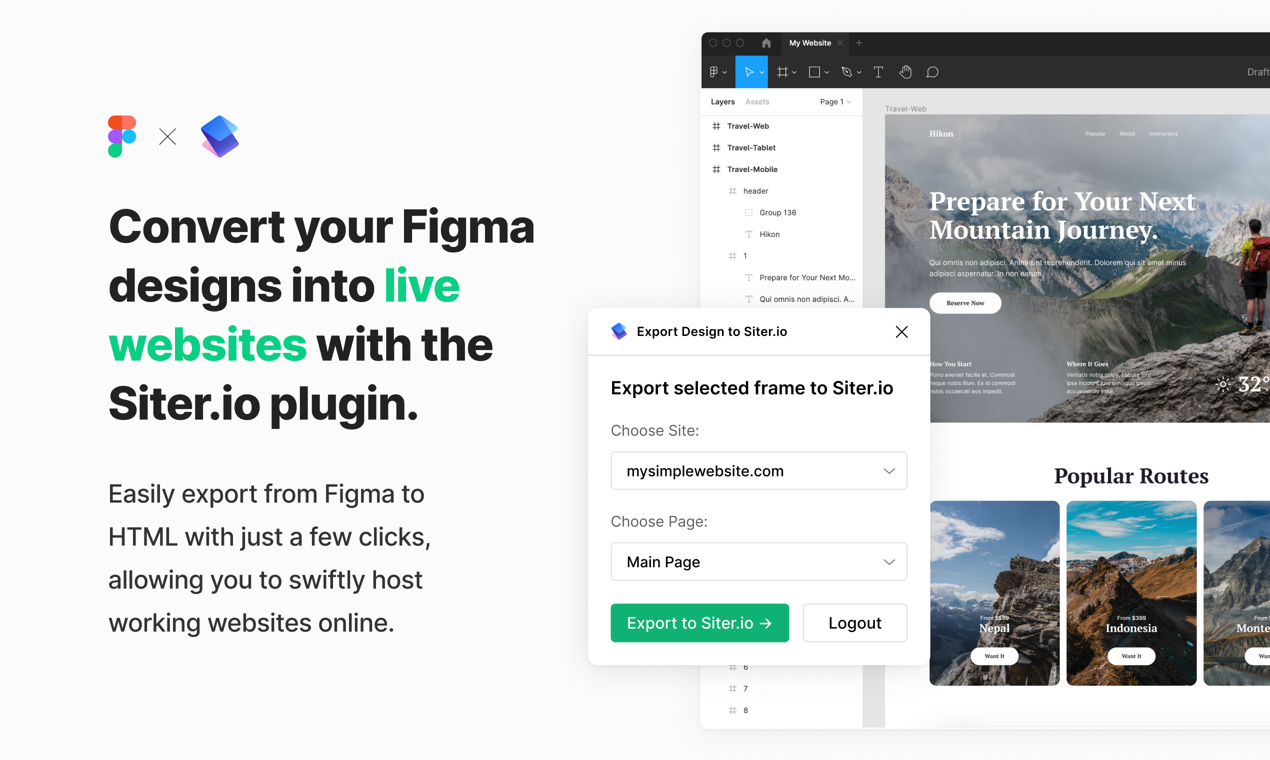 Figma To HTML Website By Siter.io By Designmodo On Dribbble