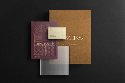 Blacks Brand Identity book branding brochure business card design download free freebie graphic design illustration logo mockup mockup cloud mockupcloud ui vector
