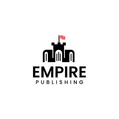 Empire publishing concept 2 author book castle empire kingdom logo publishing writer