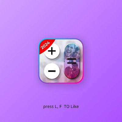Calculator App Icon app icon calculator design graphic design logo ui