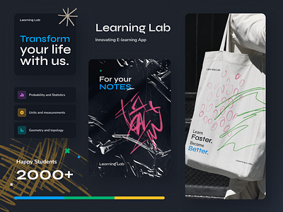 Learning Lab - Branding Identity branding concept design graphic design identity illustration logo product ui visual