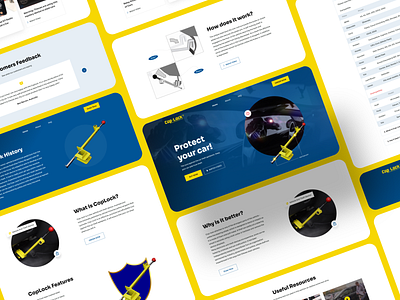 CopLock Website Redesign Live app branding design graphic design illustration logo online product security ui ux