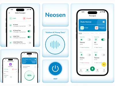 Neosen Grid 3d ai animation budget clean control device electronic home iot mobile neon smart