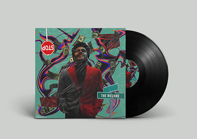 The Weeknd Cover Art album cover cover art design graphic design mixtape music album rapper rb spotify cover the weeknd vinyl mockup