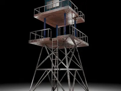 Watch tower 3d