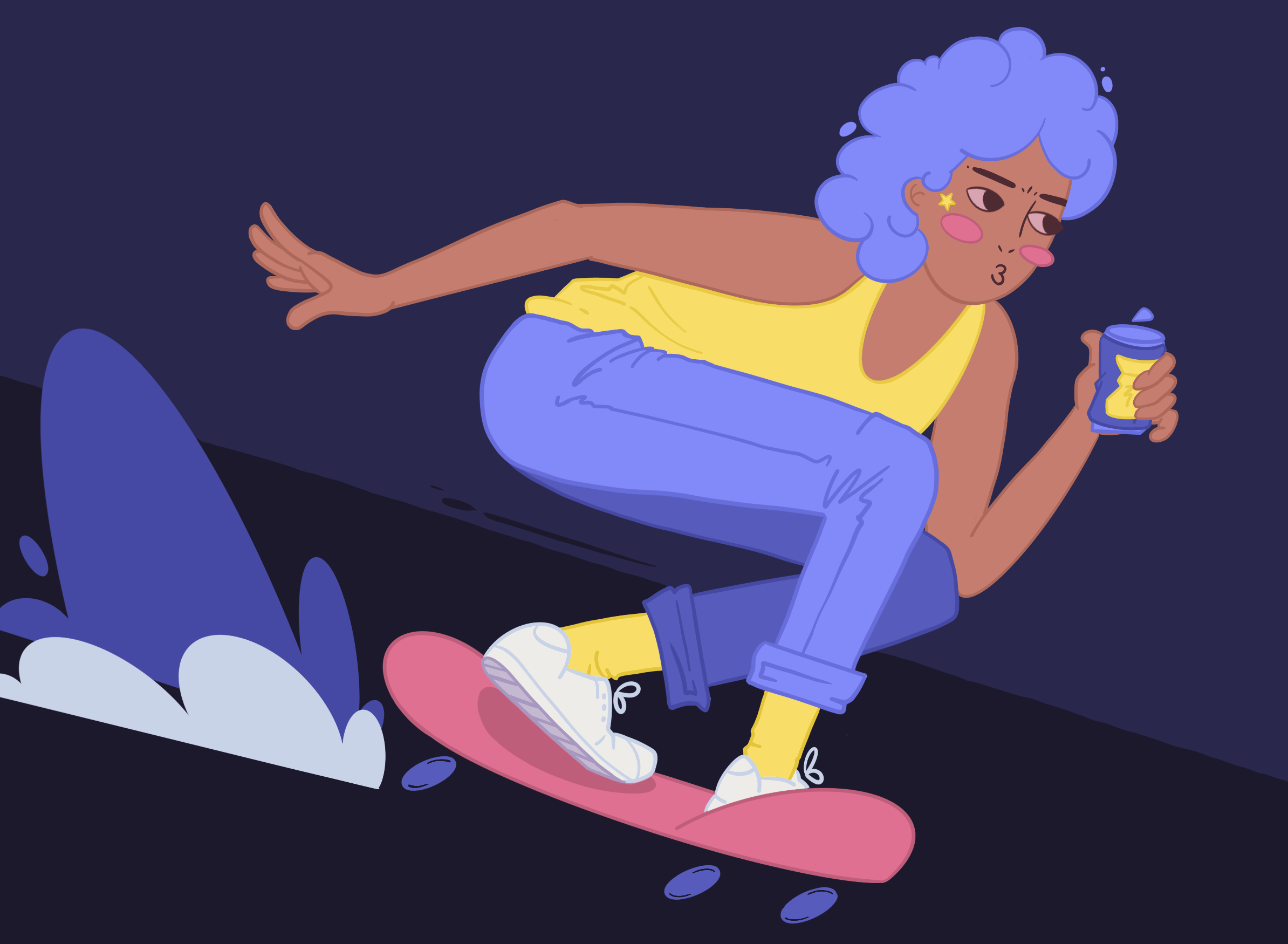 City Slicker | Illustration animation graphic design illustration skateboard skateboarding skater