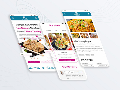 Mie Gacoan - Mobile Web Design android blog branding clean creative design figma food homepage interface ios minimal mobile mobile web product redesign responsive ui ux web