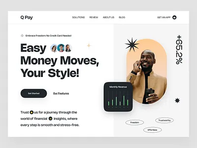 Seamless Finance, Stress-Free Journey 2024 design banner banner design branding finance finance banner finance landing page finance website landing page logo modern banner ui ui design uiux website website design
