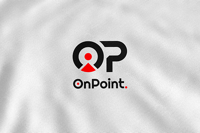 OnPoint Logo Branding adobe illustrator brand identity brand identity design branding design graphic design logo logo design logos minimal logo modern logo onpoint onpoint logo zobayer zobayerfx