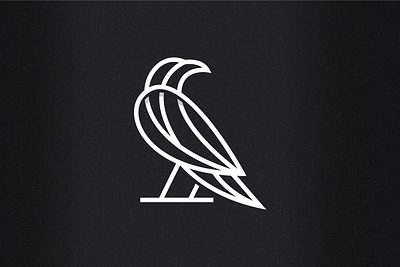 Line Art Bird Logo bird line art logo bird logo branding design graphic design illustration logo social media ad social media post