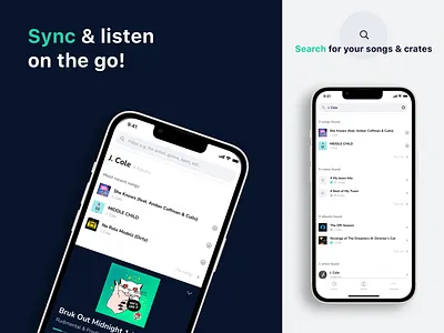 My DJ Cloud – Your DJ library on the go app design ui ux