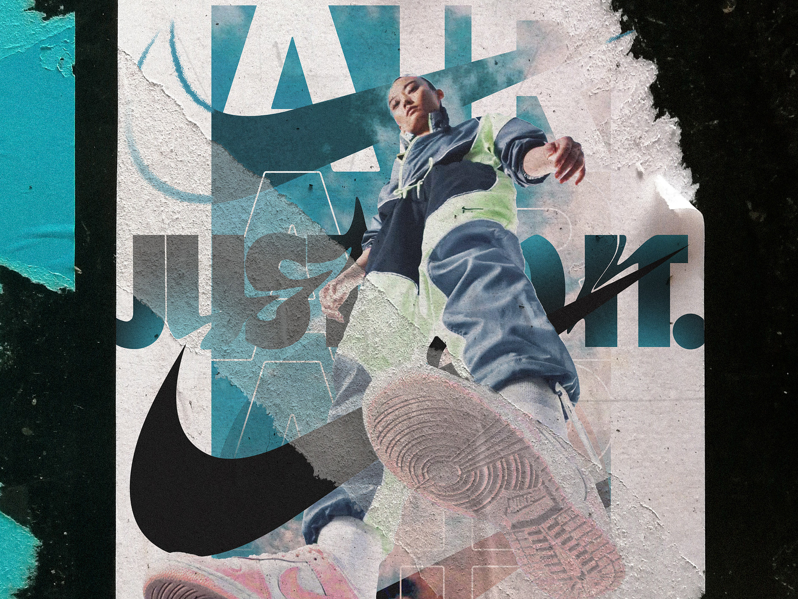 Nike AIR Poster by Sayan Das on Dribbble