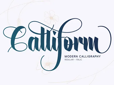 Calliform - Modern Calligraphy branding calligraphy design fonts illustration logo typeface typography
