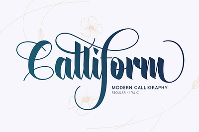 Calliform - Modern Calligraphy branding calligraphy design fonts illustration logo typeface typography