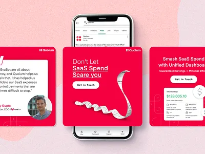 Social Media Ads Design for Quolum ads