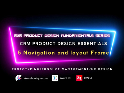 CRM Product Essentials | Prototyping & Product Management & UX: axure axure course axure prototype b2b crm design layout navigation prototype prototyping ui uiux ux ux libraries