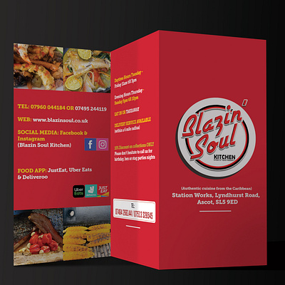 Blazing Soul Leaflet design graphic design