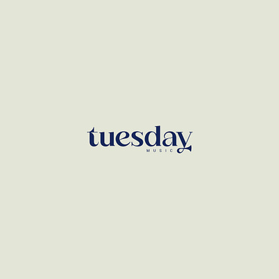 tuesday music brandmark lettering logo logotype music tuesday wor wordmark