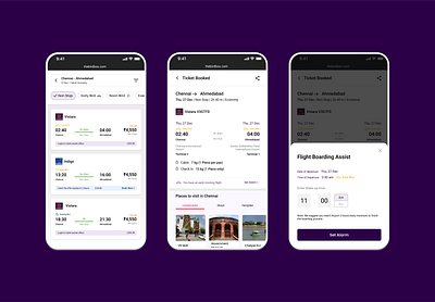 FLIGHT BOOKING (TIMING CHECK) app design ui ux