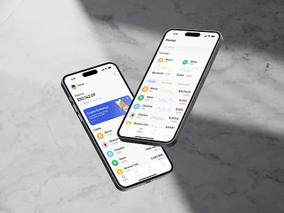 Crypto wallet - Mobile App app design figma mobile ui ux