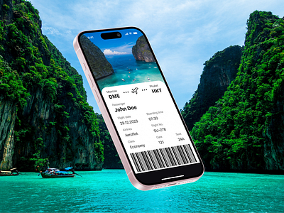 DailyUI #024 - Boarding Pass boardingpass dailyui design figma ios iphone ui ux