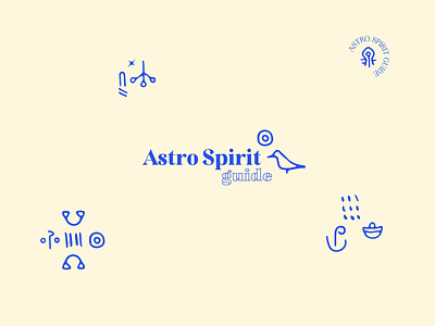 Astro Spirit Guide Logo Design branding custom logo design font design graphic design hieroglyph illustration logo logotype london designer minimal branding newyork designer typography ui ux vector