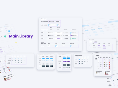 Playroll Design System - Main Library Intro assets atoms buttons design system interface design material design mui ui web app web design