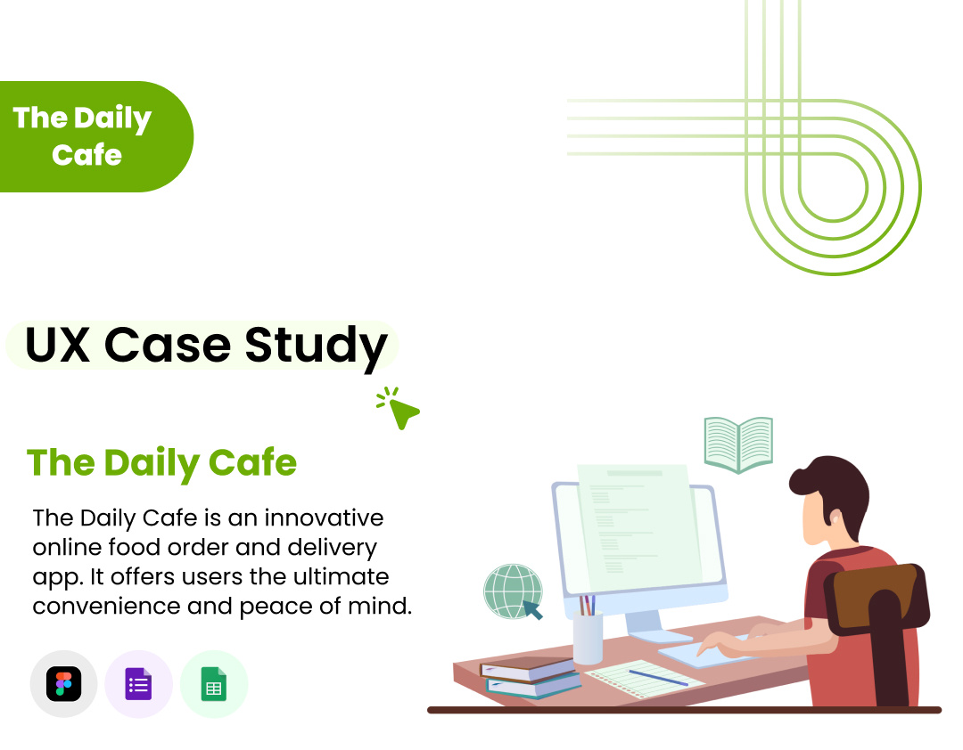 UX Design - The Daily Cafe app application design design empathy map information architecture prototyping typography ui user experience user flow user interview user journer map user perosana user research ux design uxuidesign wireframing