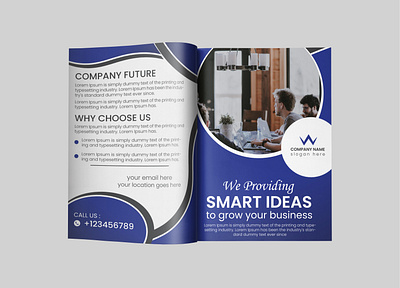 Brochure Template banner design bg vect blue color book design brochure design brochure template byzed ahmed flyer design grpahi9c design menu design new design poster design