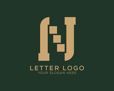 Vector N letter logo design template modern logo design