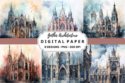 Gothic Architecture Background tumbler wrap