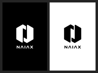 NAIAX brand Logo branding logo