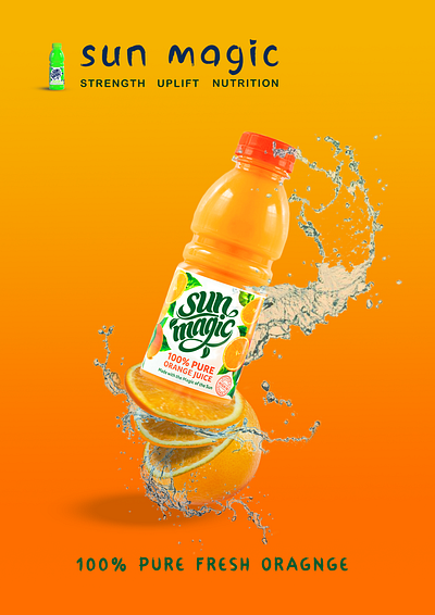 Manipulated SunMagic design graphic design poster design product manipulation sun magic poster sunmagic