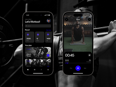 FitApp® - Fitness App/ Workout Animation / Mobile sport animation body weight fintess fitness app fitness website gym app gym website interaction ios app iphone animation mobile animation mobile app motion design sport sport app sport mobile sport website training wellness workout